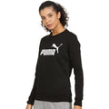Schwarz - Pack Shot - Puma - "ESS" Sweatshirt für Damen