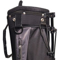 Schwarz-Silber - Pack Shot - Longridge - Ständertasche für Golfschläger