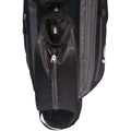 Schwarz-Silber - Close up - Longridge - Ständertasche für Golfschläger