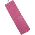 Pink - Front - Longridge - Golf-Handtuch
