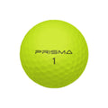 Gelb - Front - Masters - Golfbälle, Titanium, "Prisma" 12er-Pack