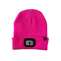 Pink - Front - Six Peaks - LED Mütze für Herren-Damen Unisex