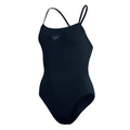 Marineblau - Front - Speedo - Badeanzug Dünner Riemen für Damen