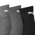 Grau - Side - Puma Unisex Socken, 3er-Pack