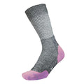 Marineblau-Mauve meliert - Front - 1000 Mile - "Fusion Walk" Socken für Damen