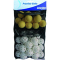 Gelb-Weiß - Front - Longridge - Übungs-Golfbälle  32er-Pack