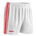 Weiß-Rot - Front - McKeever - "Core 22 GAA" Shorts für Herren-Damen Unisex