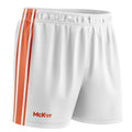 Weiß-Orange - Front - McKeever - "Core 22 GAA" Shorts für Herren-Damen Unisex