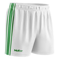 Weiß-Grün - Front - McKeever - "Core 22 GAA" Shorts für Herren-Damen Unisex