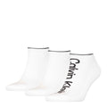 Weiß - Front - Calvin Klein - Sneaker-Socken für Herren (3er-Pack)