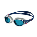 Blau-Weiß - Front - Speedo - "2.0"  Passt sich dem Gesicht an Schwimmbrille für Herren-Damen Unisex