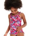 Pink-Violett - Pack Shot - Speedo - "Learn To Swim" Badeanzug Dünner Riemen für Baby-Girls  Rüschen