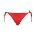 Rot - Front - Puma - Bikinihöschen, Seitlich gebunden für Damen