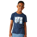 Dunkel-Jeansblau - Lifestyle - Regatta - "Bosley VII" T-Shirt für Kinder