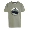 Agaven-Grün - Front - Regatta - "Bosley VII" T-Shirt für Kinder
