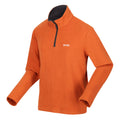 Dunkel Orange - Lifestyle - Regatta Great Outdoors Herren Thompson Fleece-Top mit Reißverschluss bis zur Brust