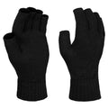 Schwarz - Front - Regatta Unisex Handschuhe, fingerlos