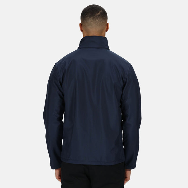 Grau-Marineblau - Side - Regatta Professional Herren Softshell-Jacke, 3-lagig