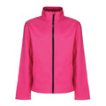 Leuchtend Pink-Schwarz - Front - Regatta Herren Softshell-Jacke Ablaze, bedruckbar