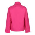 Leuchtend Pink-Schwarz - Side - Regatta Herren Softshell-Jacke Ablaze, bedruckbar