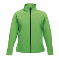 Neongrün-Schwarz - Front - Regatta Damen Softshell-Jacke Ablaze, bedruckbar