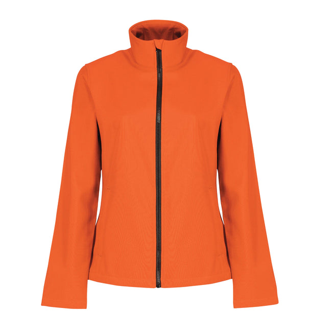 Orange-Schwarz - Front - Regatta Damen Softshell-Jacke Ablaze, bedruckbar