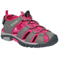 Grau-Pink - Front - Regatta Kinder Westshore Sandale