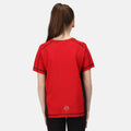 Rot-Schwarz - Side - Regatta Kinder T-Shirt Beijing