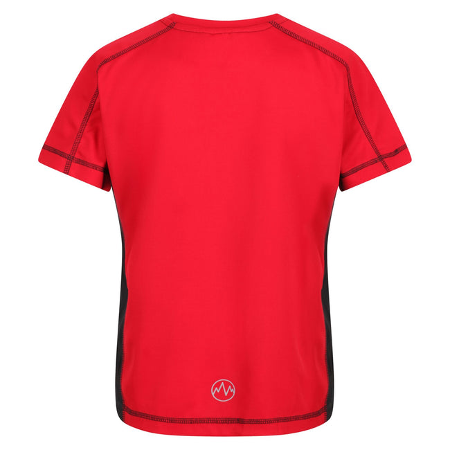 Rot-Schwarz - Lifestyle - Regatta Kinder T-Shirt Beijing