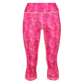 Pink gemustert - Front - Regatta Damen 3-4-Leggings Pincha