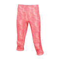 Pink gemustert - Side - Regatta Damen 3-4-Leggings Pincha