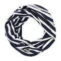 Marineblau-Weiß - Front - Regatta Damen Shaila Streifenmuster Jersey Schal