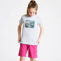 Hellgrau - Side - Dare 2B Kinder Go Beyond Grafik T-Shirt