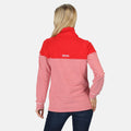 Rot gestreift - Side - Regatta Damen Sweatshirt Camiola mit weitem Stehkragen