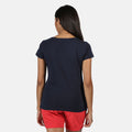 Marineblau - Side - Regatta - "Carlie" T-Shirt für Damen