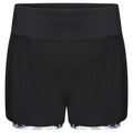 Schwarz Farbeffekt - Front - Dare 2B - "Outrun" Shorts für Damen