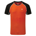 Orangerot-Schwarz - Front - Dare 2B Herren T-Shirt Conflux