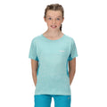Türkis - Back - Regatta - "Takson III" T-Shirt für Kinder