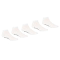 Weiß - Front - Regatta - Sneaker-Socken für Herren-Damen Unisex (5er-Pack)