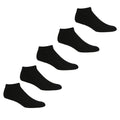 Schwarz - Front - Regatta - Sneaker-Socken für Herren-Damen Unisex (5er-Pack)