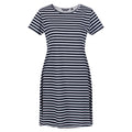 Marineblau-Weiß - Front - Regatta - "Balia" Swing-Kleid für Damen
