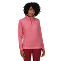Pink-Weiß - Side - Regatta - "Montes" Fleece-Oberteil Leicht für Damen