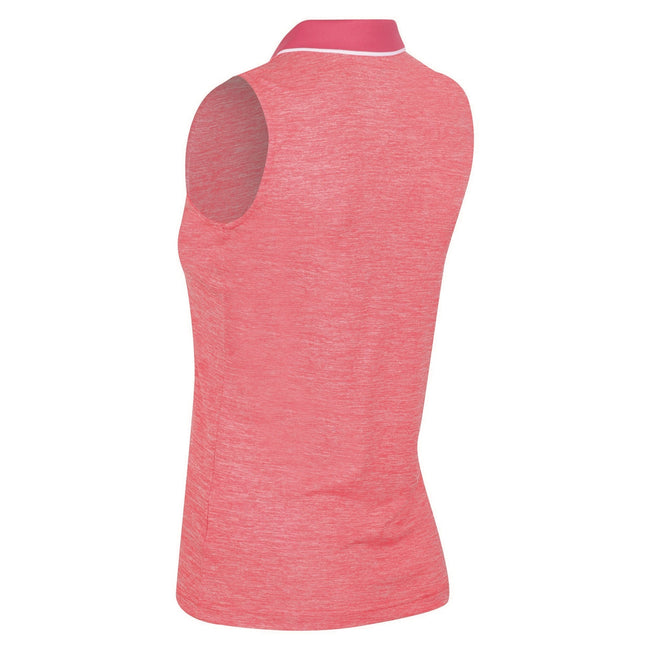 Pink - Side - Regatta - "Tima II" Poloshirt für Damen Ärmellos