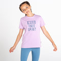 Lupinen-Lila - Side - Dare 2B - "Go Beyond" T-Shirt für Kinder