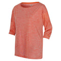 Neon-Pfirsichfarben - Side - Regatta - "Pulser II" T-Shirt für Damen 3-4 Ärmel