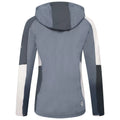 Graublau-Grau - Back - Dare 2B - "Convey" Jacke recyceltes Material für Damen