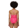 Pink Fusion - Side - Regatta - "Halliday" Badeanzug für Damen