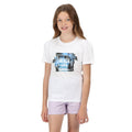 Weiß - Close up - Regatta - "Bosley V" T-Shirt für Kinder