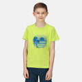 Kiwi-Grün - Back - Regatta - "Bosley V" T-Shirt für Kinder
