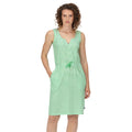 Leuchtend-Grün-Weiß - Back - Regatta - "Fahari" Freizeitkleid für Damen